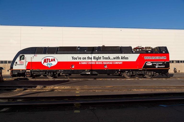 NJT Releases Commemorative Wrap for Honor 100th Anniversary of Atlas