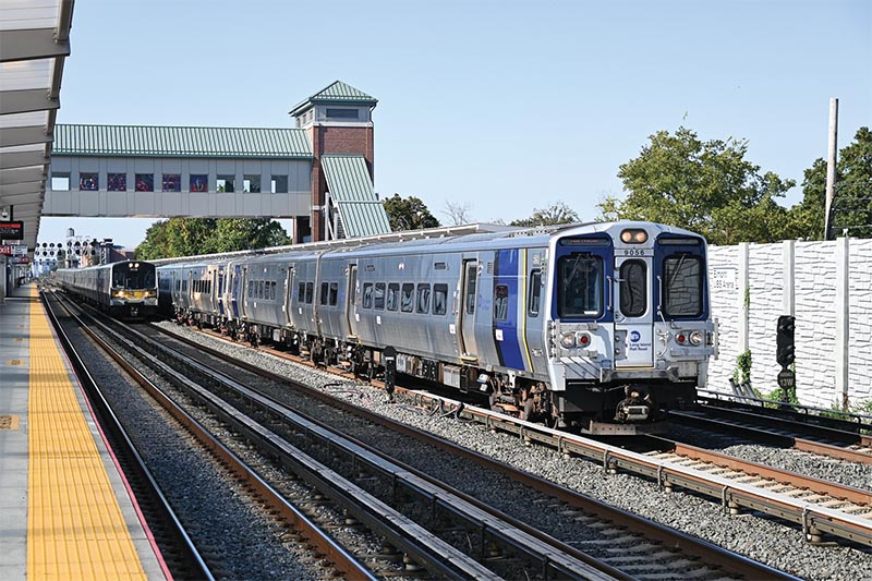 Morning Rush Hour at LIRR Elmont – UBS Arena Station