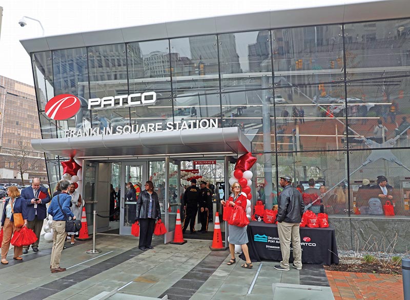 PATCO Reopens Franklin Square Station