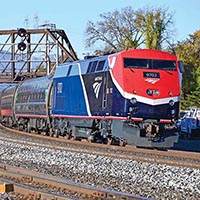 Trackside in Hudson, New York