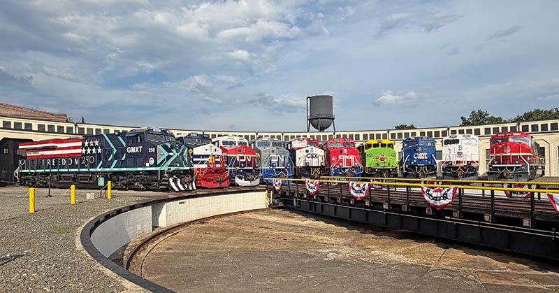 America 250 Locomotive Celebration at Spencer